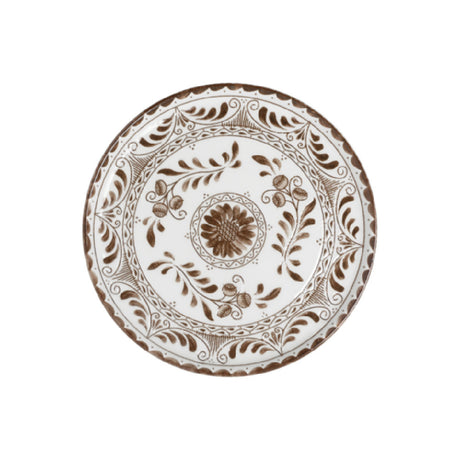 Steelite A105P802 Plate 9.0" Talavera Motiva Brown