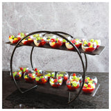 Bauscher Hepp TB3600 - Buffet Stand, 17"L X 8-3/4"W X 14-3/4"H, Circular