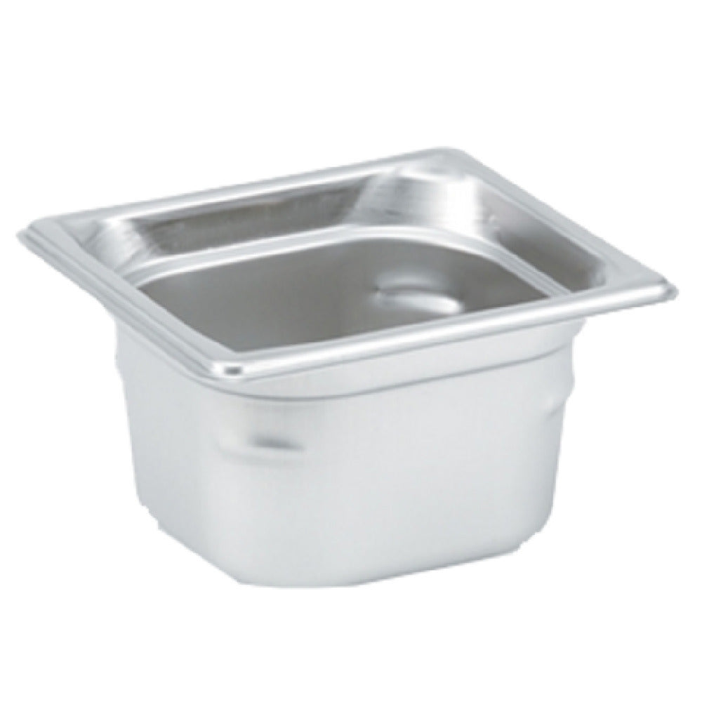 Vollrath 90622 Super Pan 3® 1/6 GN Food Pan 2-1/2" Deep (65mm) 1.1 Qt Capacity