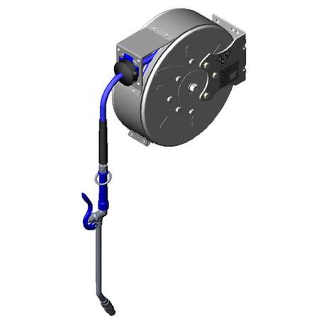 T&S Brass B-7122-C10 Hose Reel System Enclosed 3/8" X 30 Ft. Hose With Extended Swivel Spray Wand