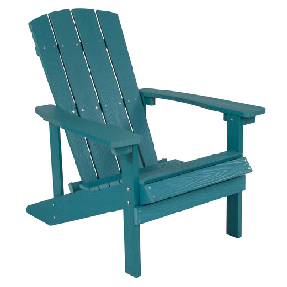 Flash Furniture JJ-C14501-SFM-GG Adirondack Chair 350 Lb. Weight Capacity Weather-resistant Polystyrene Frame