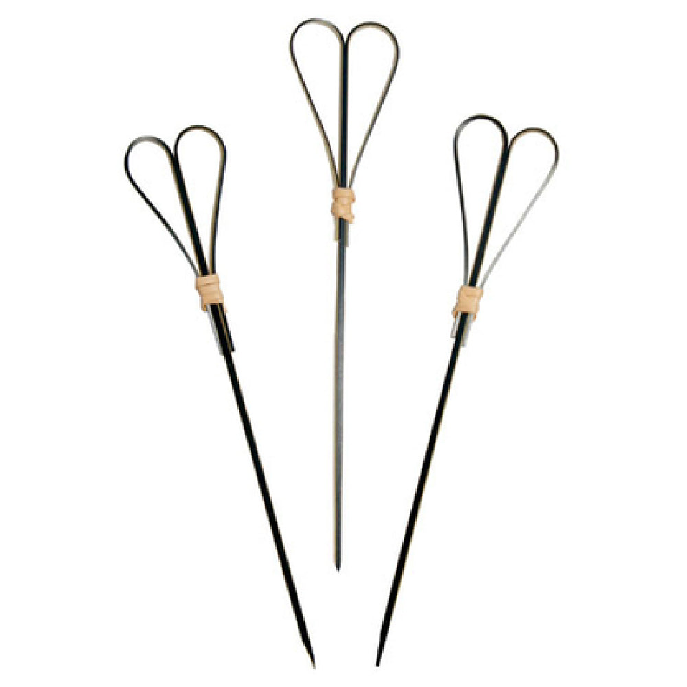 PacknWood 209BBFOTSY15 - Fotsy Skewer, 5.9", Black Looped Heart Design