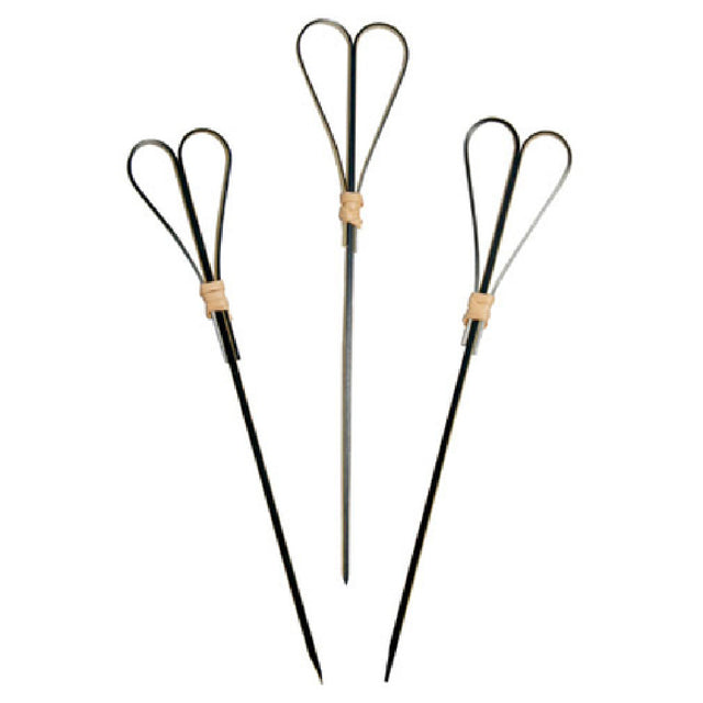 PacknWood 209BBFOTSY15 - Fotsy Skewer, 5.9", Black Looped Heart Design