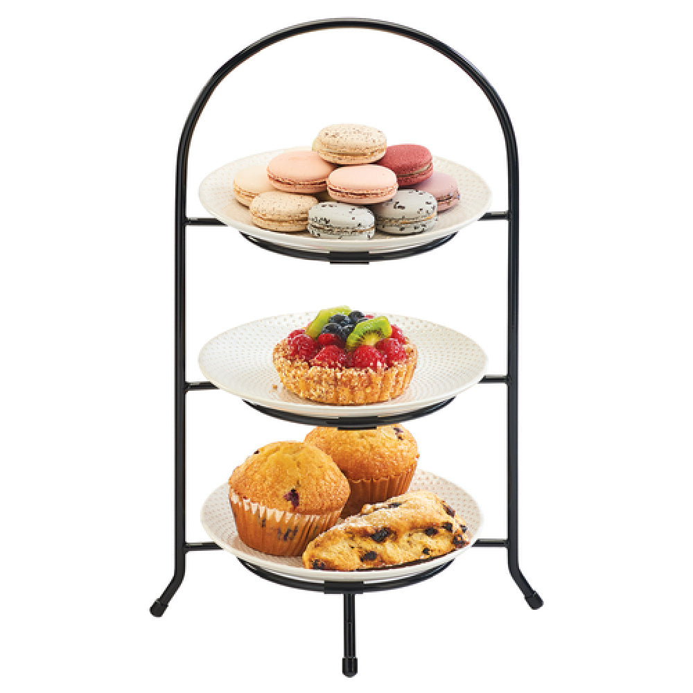 Cal Mil 977-10-13 Tiered Display/Server 11-3/4"W X 11-3/4"D X 20"H 3-tier