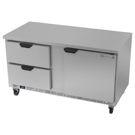 Beverage Air WTFD60AHC-2-FLT Worktop Freezer Two-section 60"W