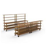 Steelite MGCMLC11BBXW - Double Bar Station, 141.75" X 34.5" X 71.0", Modular