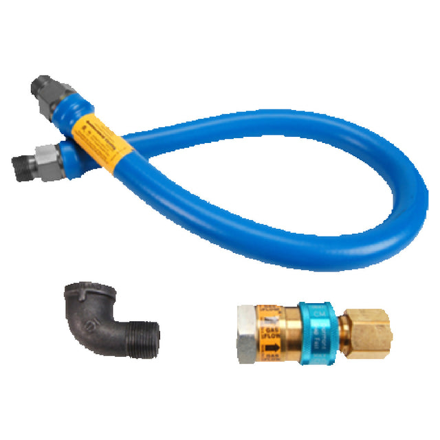 Franklin Machine Products 157-1111 Dormont® Gas Connector Kit 36"L X 3/4" Fittings Includes Heavy Duty Gas Hose