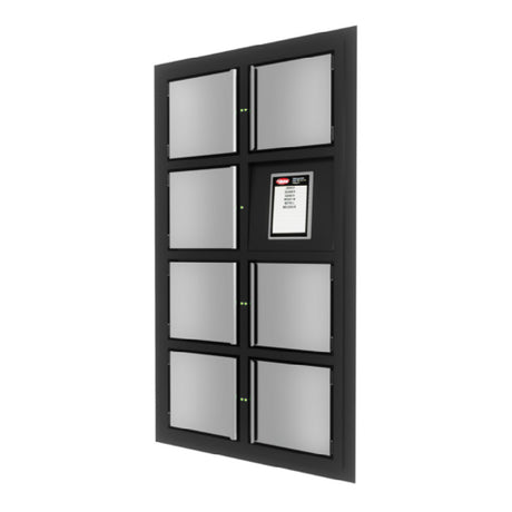 Hatco F2GBOF-7 - Flav-R 2-Go™ Food Locker System, Built-in, 7 Cubbie Front (Exterior Customer Side)