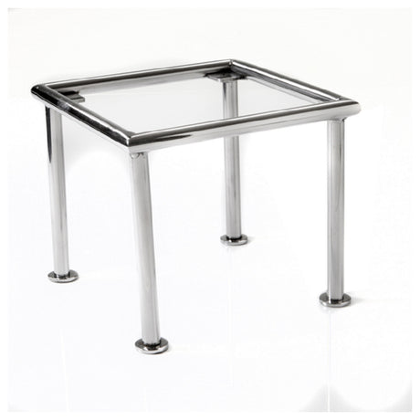 Steelite DW0731666SS Square Riser 6.0"W X 6.0"D X 6.0"H 18/10 Stainless