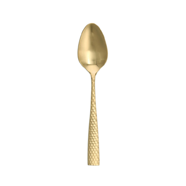 Zwiesel Fortessa 1.9B.102.FC.027 - Lucca Faceted Brushed Gold Serving Spoon, 9.1" (23cm)