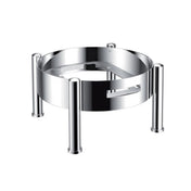 Bauscher Hepp 55.0007.6040 - Chafing Dish Frame, 18-1/2" Dia. X 9-1/2"H, Round Profile Feet