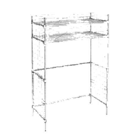 SPG MR22448CP - Amco Mixer Accessory Rack, 48"W X 24"D X 72" H, 24 Hooks To Hang Accessories From Side Panels