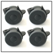 Bauscher Hepp VE-11741 - Venta® 4 X Castor Ø 75 Mm, Polyamide, Color: Black