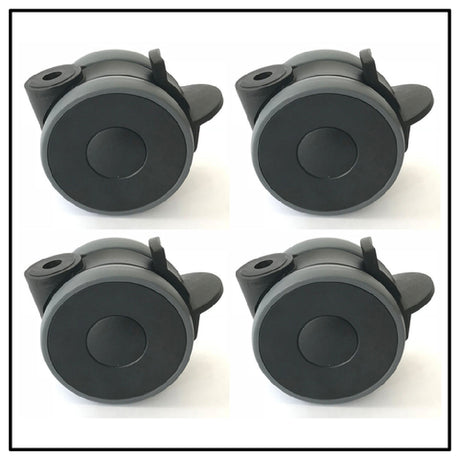 Bauscher Hepp VE-11741 - Venta® 4 X Castor Ø 75 Mm, Polyamide, Color: Black