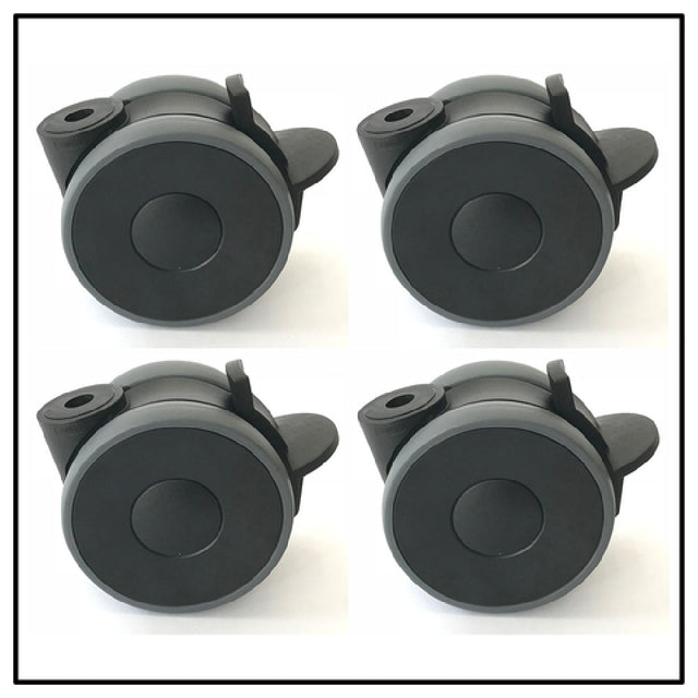 Bauscher Hepp VE-11741 - Venta® 4 X Castor Ø 75 Mm, Polyamide, Color: Black
