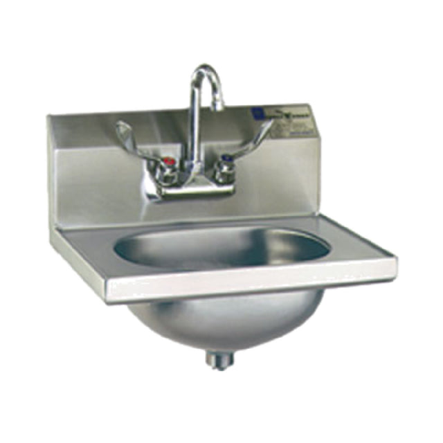 Eagle HSA-10-FW-1X Hand Sink Wall Mount 13-1/2" Wide X 9-3/4" Front-to-back X 6-3/4" Deep Bowl