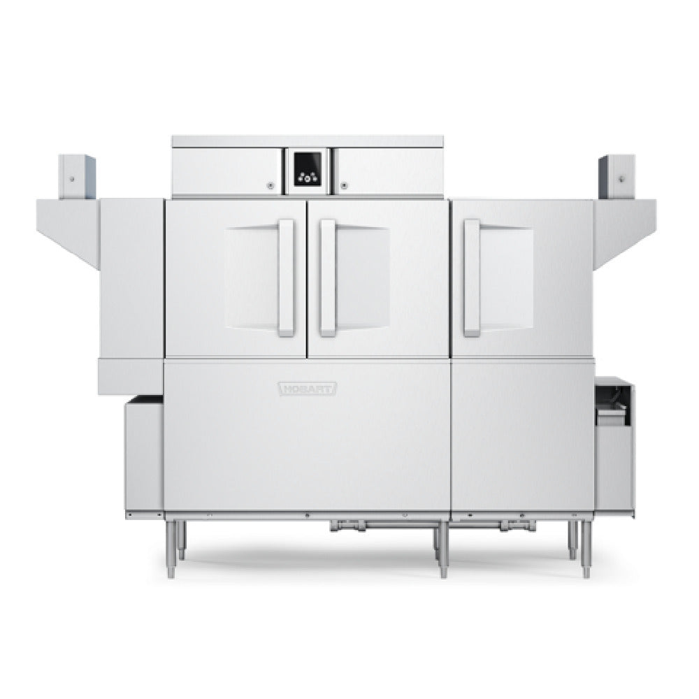 Hobart CL76-ADV+BUILDUP Conveyor Dishwasher Single Tank With Power Scrapper Automatic Soil Removal