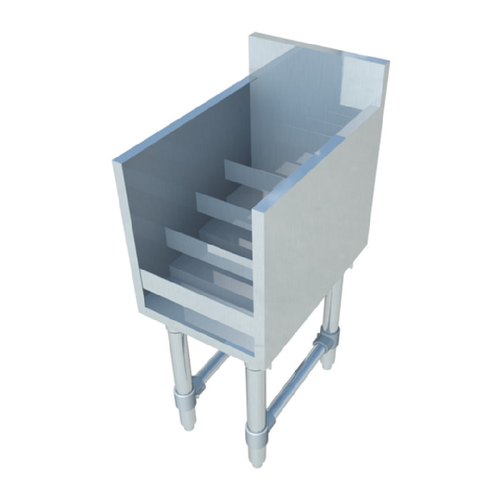 Sapphire Manufacturing SMLDR-12 Underbar Liquor Bottle Display Unit Freestanding