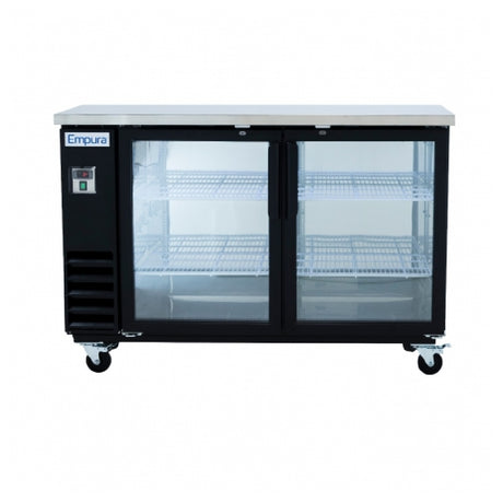 Empura Refrigeration E-KBB60-2G-24 Refrigerated Back Bar Storage Cabinet 60" W 16.6 Cu Ft