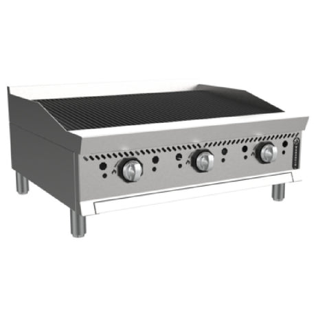 Venancio O36CB Octo Series Radiant Charbroiler Gas Countertop