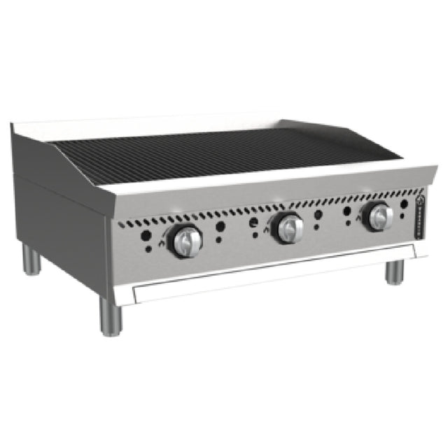 Venancio O48CB Octo Series Radiant Charbroiler Gas Countertop