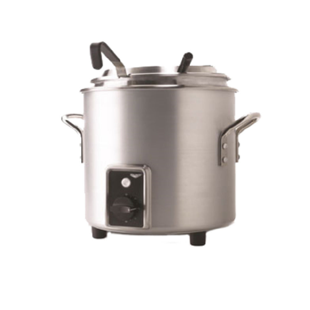 Vollrath 7217710 Retro Stock Pot Kettle Rethermalizer 7 Quart (6.6 Liter) Direct Contact Heating System With Ceramic Base Element