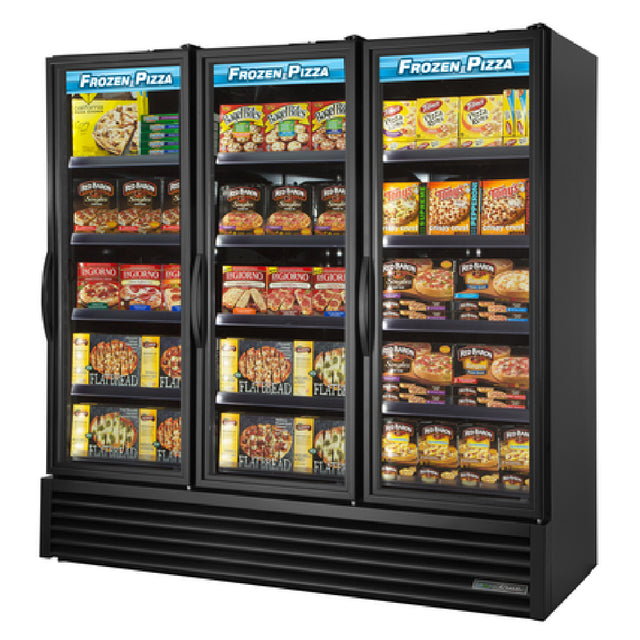 True Refrigeration FLM-81F~TSL01_BL Full Length Freezer Merchandiser