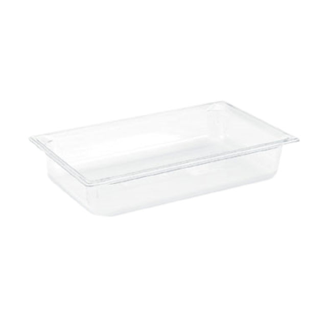 Vollrath 8004410 Super Pan® 1/1 GN Food Pan 4" Deep Low-temp Polycarbonate Clear Plastic