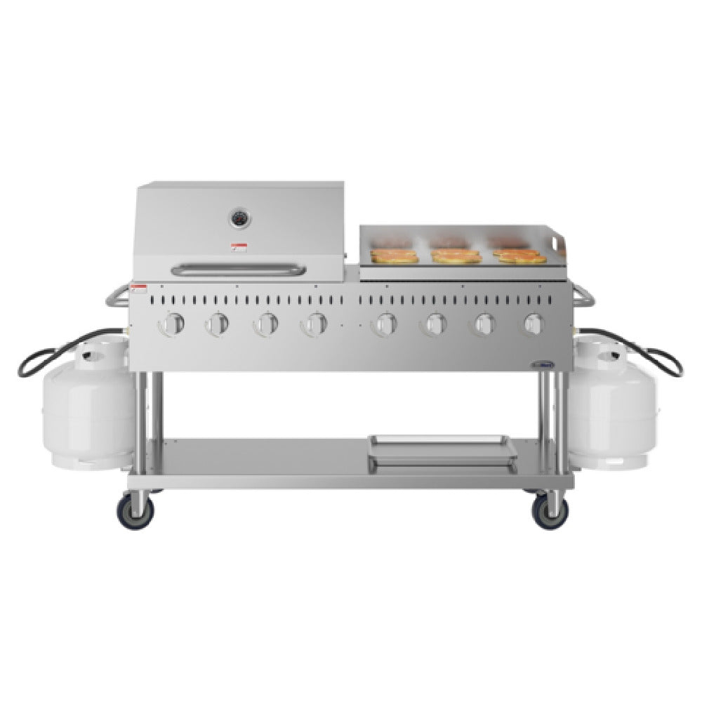 Koolmore CGKIT6-D30G30 Commercial Outdoor Grill 60-4/5"W X 23-1/5"D X 48-3/5"H