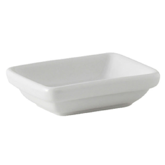 Tuxton BPZ-033B Sauce Dish 2 Oz. 3-3/8" X 2-5/8" X 1"H