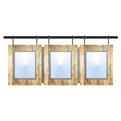 Hubert 97956 - Menu Board, 3-pocket, Hanging