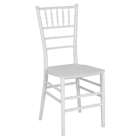 Flash Furniture LE-WHITE-M-GG Hercules Premium Series Stacking Chiavari Chair 1000 Lb. Weight Capacity