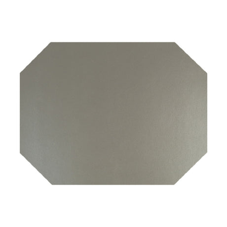 Risch PLACEMATOCT 17X13 Vinyl Heat-Sealed Placemat (specify Color) 17" X 13" Octagon