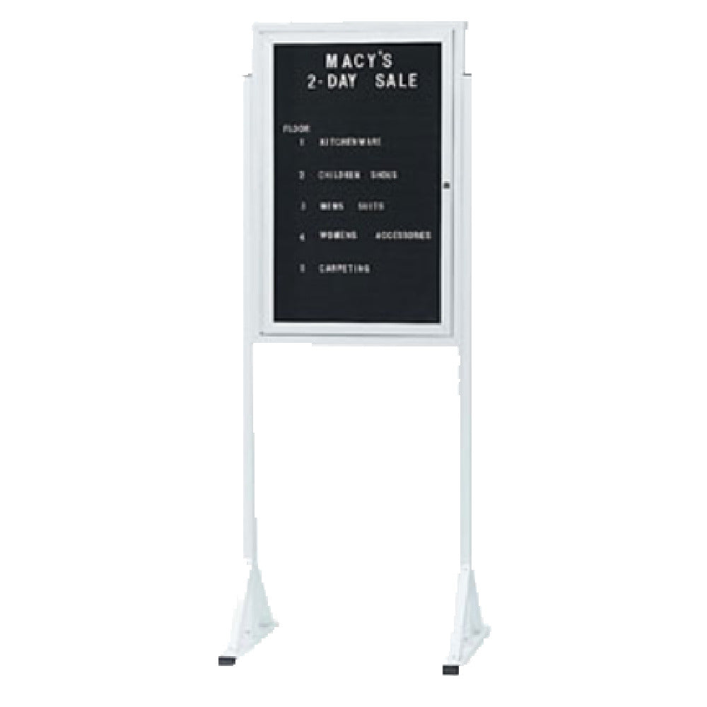 Aarco FMD3624 Letter Board Cabinet 24"W X 36"H 72"H Overall