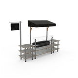 Steelite MGCMLA01GSBF Classic Canopy Cooling Station 130"W X 29 1/2"D X 96"H Mixed Materials