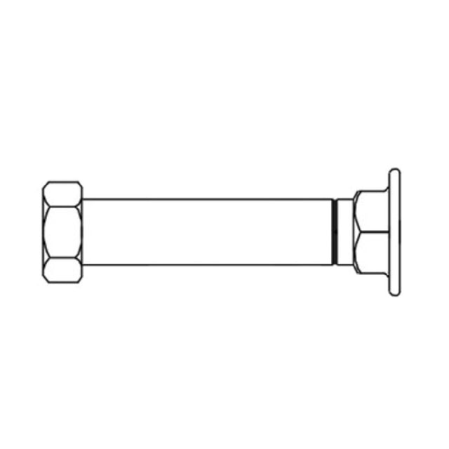 T&S Brass B-0442 Inlet Extension Adds 4-1/2" To Standard 00AA