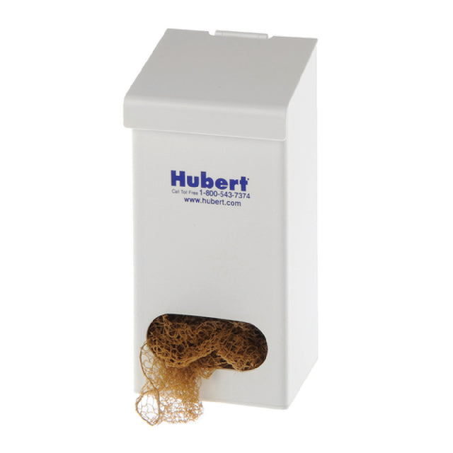 Hubert 33097 - HUBERT® White Plastic Universal Bulk Hair Net Dispenser - 5"W X 4"D X 11"H