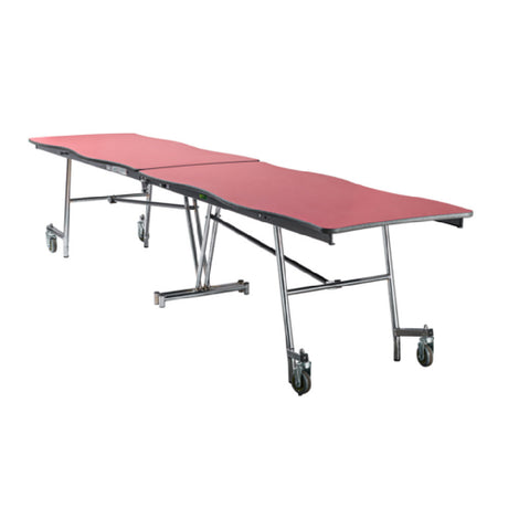 National Public Seating MST12 NPS® Mobile Cafeteria Table 30"W X 145"D X 29"H