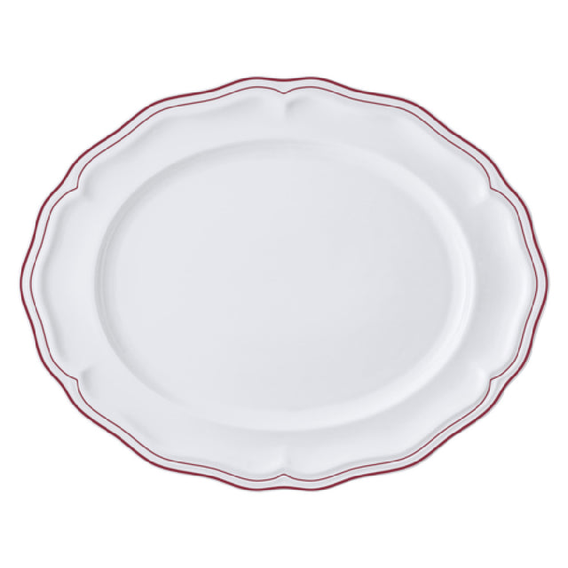 Steelite 62581FP817 Oval Platter 13.0" X 10.5" X 1.0" Adelina