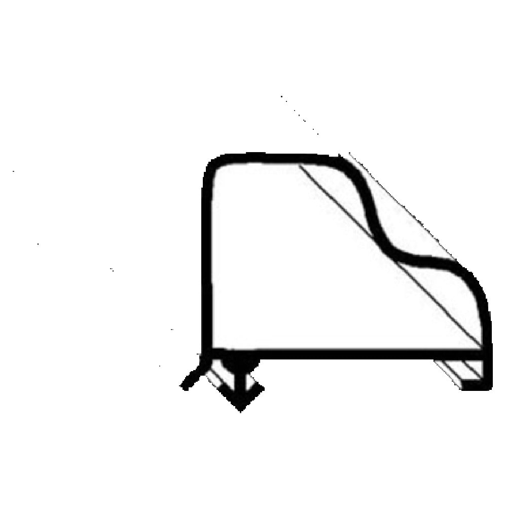 Franklin Machine Products 126-4005 Door Gasket 54-1/2"L X 22-1/2"W 4 Sided