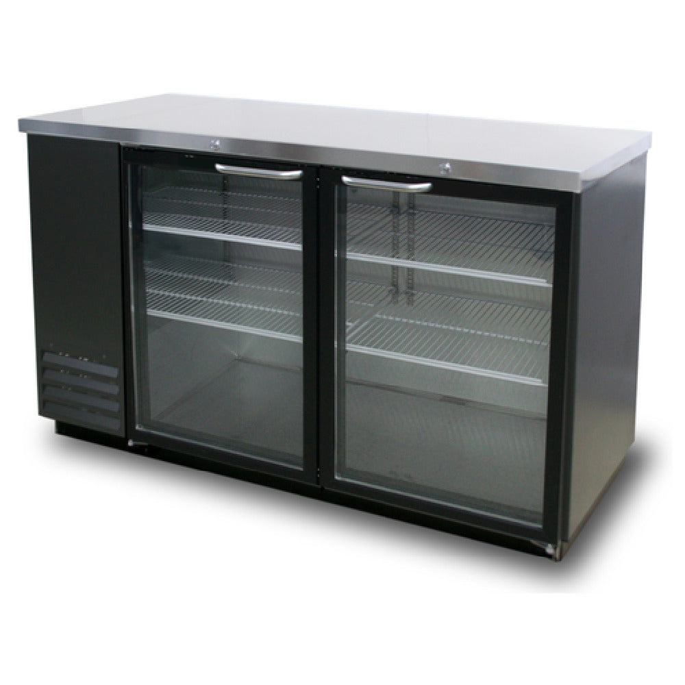 Akita AGBB-59 Back Bar Cooler Two-section 59"W