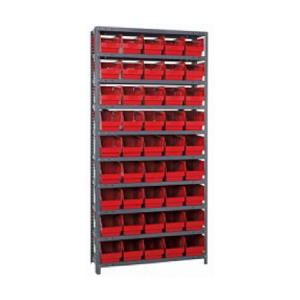 Quantum 1275-202_BLUE - Shelving Unit, 12"D X 36"L X 75"H, Heavy Duty