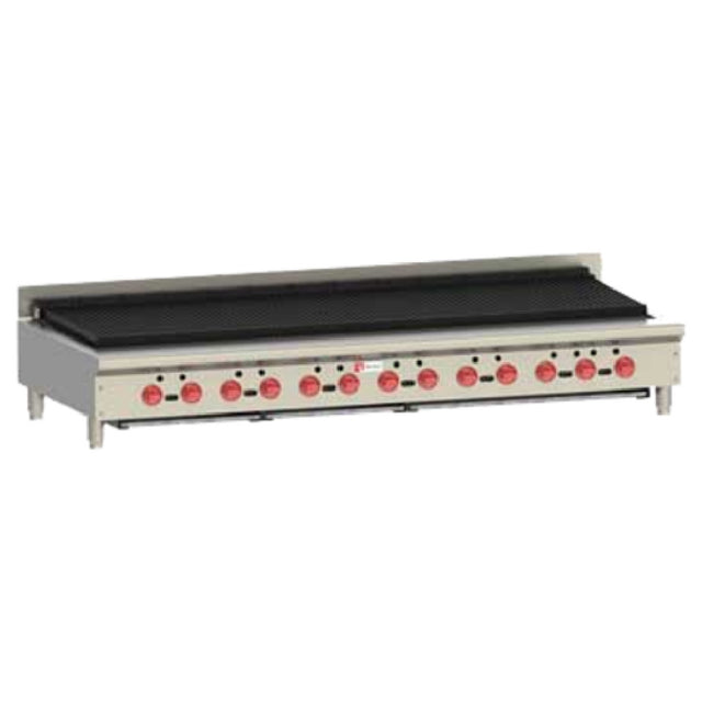 Wolf ACB72_NAT Achiever Charbroiler 72-1/2" W Countertop