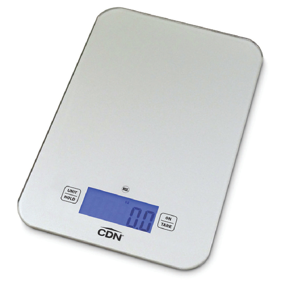 CDN SD1502-S Digital Portion Control Scale 6"W X 9-3/16"D X 5/8"H Overall 6" X 9-3/16" Rectangular Platform