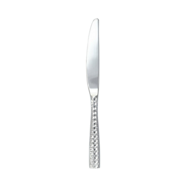 Fortessa 1.5.102.FC.015 Lucca Faceted Dessert Knife 8.5" (21.5cm) Solid Handle