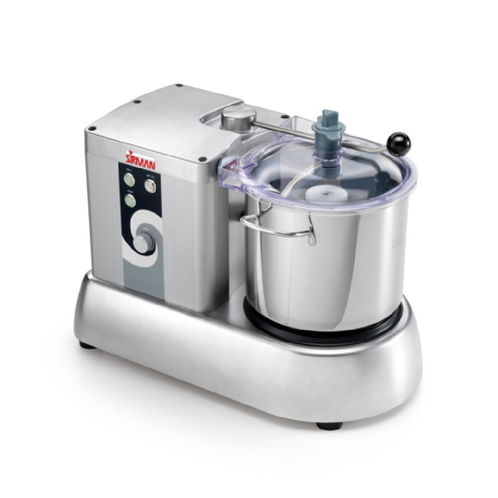 SIRMAN 40780958S - C-TRONIC 9 PLUS Bowl Cutter, 9 Qt. Stainless Steel Bowl With Handles