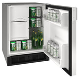 U-Line Corporation UMRI121-SS01A Marine Combo® Undercounter Refrigerator/Freezer