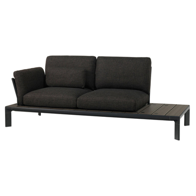 Emuamericas Llc 764 Tami Lounge Loveseat Outdoor/indoor Slatted Wood Plastic Composite