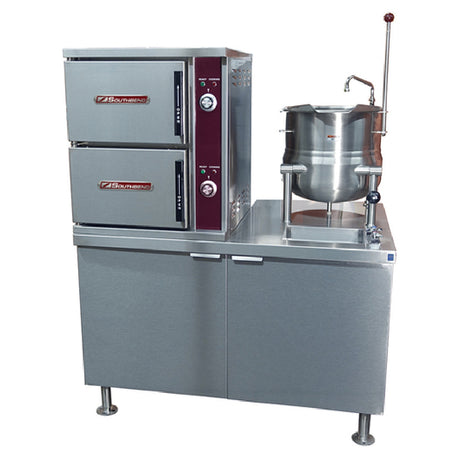 Southbend (Middleby) ECX-2S-6 - Convection Steamer/Kettle, Electric, (2) Compartment