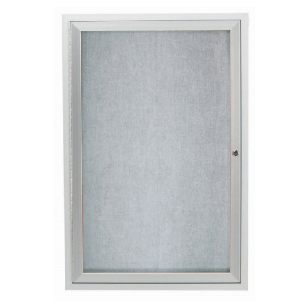 Aarco ODCC4836R Aluminum Bulletin Board 36"W X 48"H Enclosed